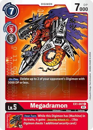 Megadramon (EX1-007) [Classic Collection] - Deck Out Gaming