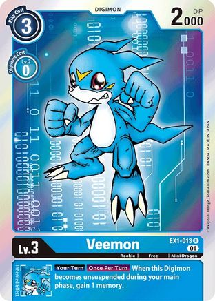 Veemon (EX1-013) [Classic Collection] Foil - Deck Out Gaming