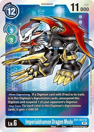 Imperialdramon Dragon Mode (EX1-022) [Classic Collection] Foil - Deck Out Gaming