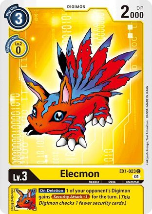 Elecmon (EX1-023) [Classic Collection] - Deck Out Gaming