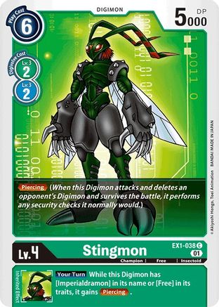 Stingmon (EX1-038) [Classic Collection] - Deck Out Gaming