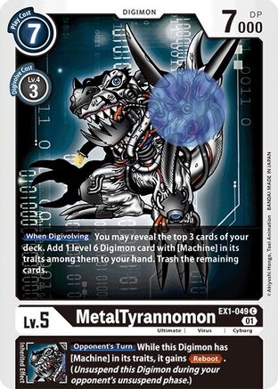 MetalTyrannomon (EX1-049) [Classic Collection] - Deck Out Gaming