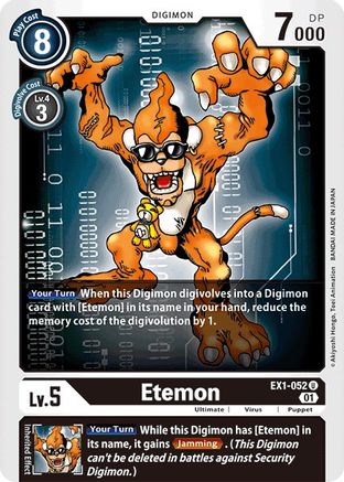 Etemon (EX1-052) [Classic Collection] - Deck Out Gaming