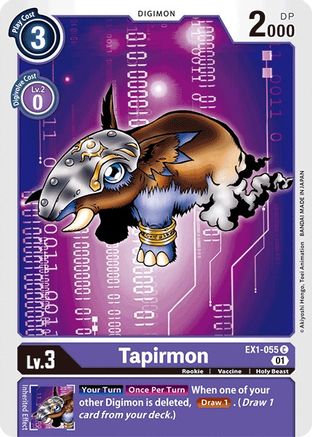 Tapirmon (EX1-055) [Classic Collection] - Deck Out Gaming