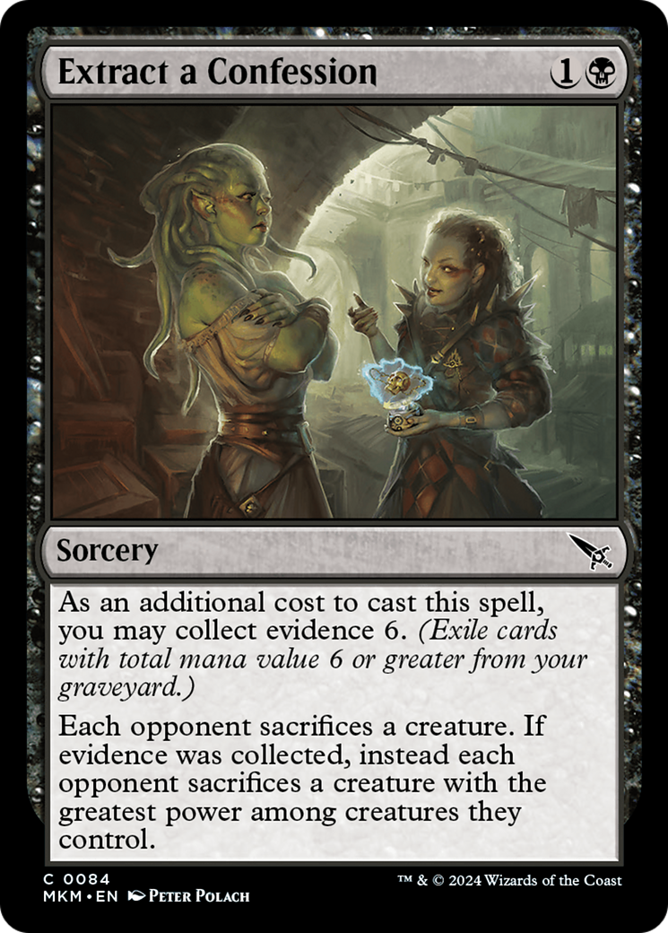 Extract a Confession (84) [Murders at Karlov Manor] foil - Deck Out Gaming