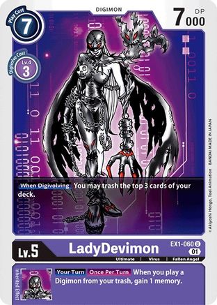 LadyDevimon (EX1-060) [Classic Collection] - Deck Out Gaming