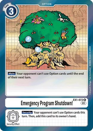 Emergency Program Shutdown! (EX1-072) [Classic Collection] Foil - Deck Out Gaming