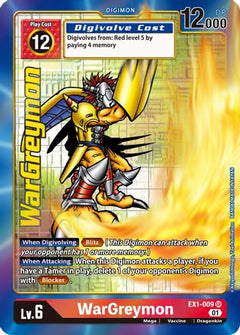 WarGreymon (Alternate Art) (EX1-009) [Classic Collection] Foil - Deck Out Gaming