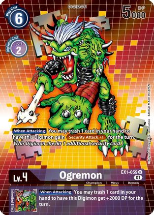 Ogremon (Alternate Art) (EX1-059) [Classic Collection] Foil - Deck Out Gaming