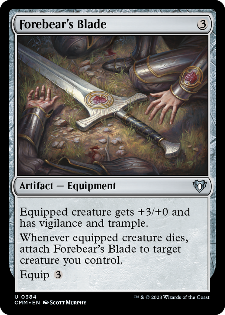 Forebear's Blade (384) [Commander Masters] foil - Deck Out Gaming