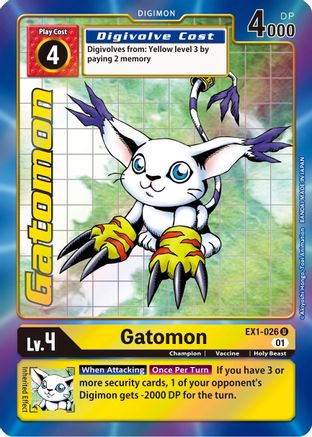 Gatomon (Alternate Art) (EX1-026) [Classic Collection] Foil - Deck Out Gaming