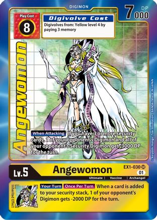 Angewomon (Alternate Art) (EX1-030) [Classic Collection] Foil - Deck Out Gaming