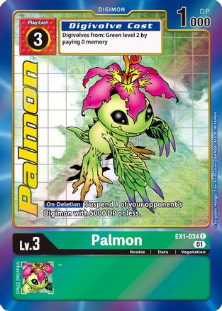 Palmon (Alternate Art) (EX1-034) [Classic Collection] Foil - Deck Out Gaming