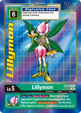 Lillymon (Alternate Art) (EX1-039) [Classic Collection] Foil - Deck Out Gaming