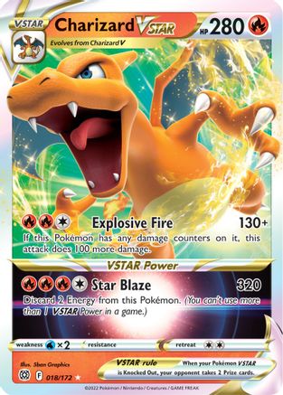 Charizard VSTAR (18) [SWSH09: Brilliant Stars] Holofoil - Deck Out Gaming