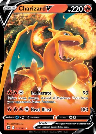 Charizard V (17) [SWSH09: Brilliant Stars] Holofoil - Deck Out Gaming