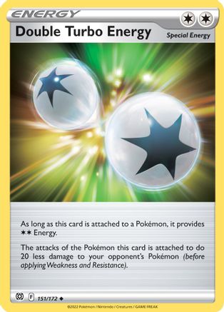 Double Turbo Energy (151) [SWSH09: Brilliant Stars] Reverse Holofoil - Deck Out Gaming
