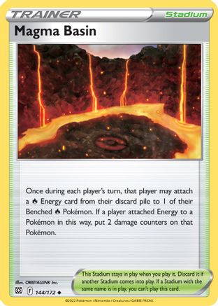 Magma Basin (144) [SWSH09: Brilliant Stars] Reverse Holofoil - Deck Out Gaming