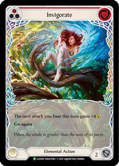 Invigorate (Red) - LGS080 (LGS080) [Flesh and Blood: Promo Cards] Rainbow Foil - Deck Out Gaming