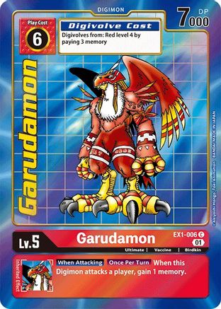 Garudamon (Alternate Art) (EX1-006) [Classic Collection] Foil - Deck Out Gaming