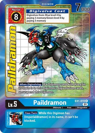 Paildramon (Alternate Art) (EX1-019) [Classic Collection] Foil - Deck Out Gaming