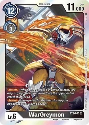 WarGreymon - BT2-065 (Classic Collection) (BT2-065) [Release Special Booster] Foil - Deck Out Gaming