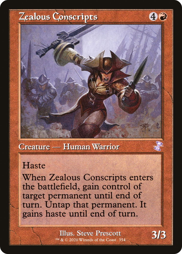 Zealous Conscripts (354) [Time Spiral Remastered] foil - Deck Out Gaming