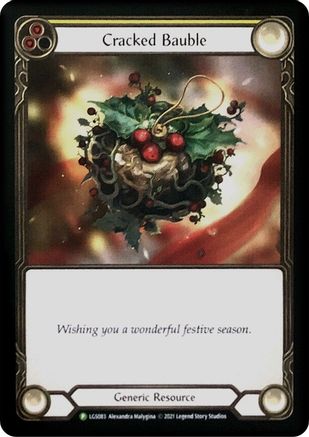 Cracked Bauble - LGS083 (LGS083) [Flesh and Blood: Promo Cards] Cold Foil - Deck Out Gaming