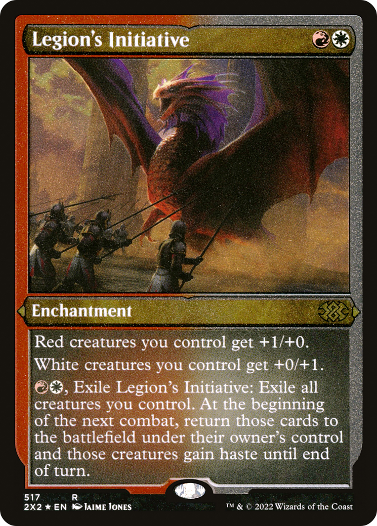 Legion's Initiative (Foil Etched) (517) [Double Masters 2022] foil - Deck Out Gaming