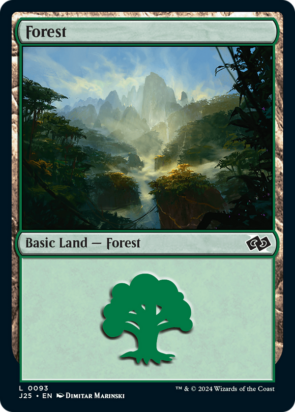 Forest (0093) (93) [Foundations Jumpstart] - Deck Out Gaming