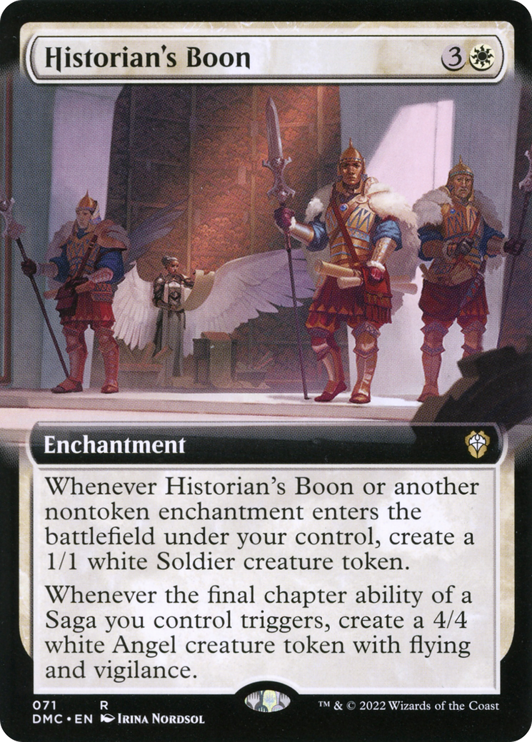 Historian's Boon (Extended Art) (71) [Commander: Dominaria United] - Deck Out Gaming