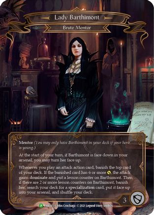Lady Barthimont - FAB045 (FAB045) [Flesh and Blood: Promo Cards] Rainbow Foil - Deck Out Gaming