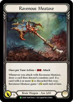 Ravenous Meataxe - LGS047 (LGS047) [Flesh and Blood: Promo Cards] Cold Foil - Deck Out Gaming