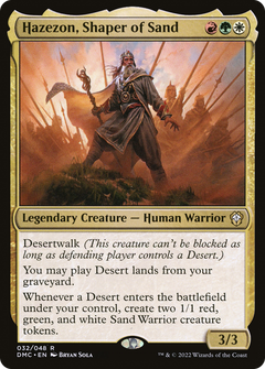 Hazezon, Shaper of Sand (32) [Dominaria United Commander] foil - Deck Out Gaming
