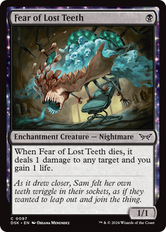 Fear of Lost Teeth (97) [Duskmourn: House of Horror] foil - Deck Out Gaming