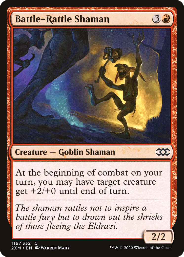 Battle-Rattle Shaman (116) [Double Masters] foil - Deck Out Gaming
