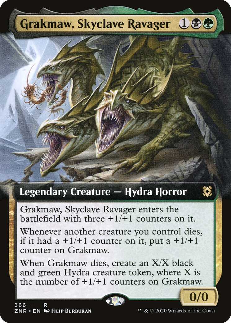 Grakmaw, Skyclave Ravager (Extended Art) (366) [Zendikar Rising] - Deck Out Gaming