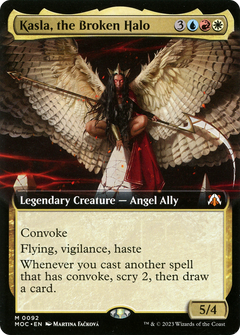 Kasla, the Broken Halo (Extended Art) (92) [March of the Machine Commander] - Deck Out Gaming