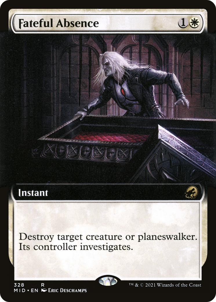 Fateful Absence (Extended Art) (328) [Innistrad: Midnight Hunt] foil - Deck Out Gaming
