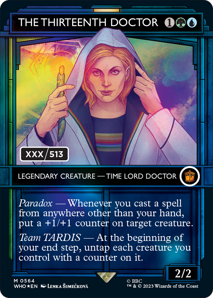 The Thirteenth Doctor (Serial Numbered) (564) [Doctor Who] foil - Deck Out Gaming