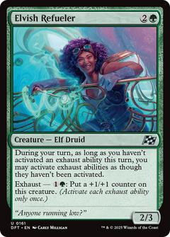 Elvish Refueler (161) [Aetherdrift] foil - Deck Out Gaming