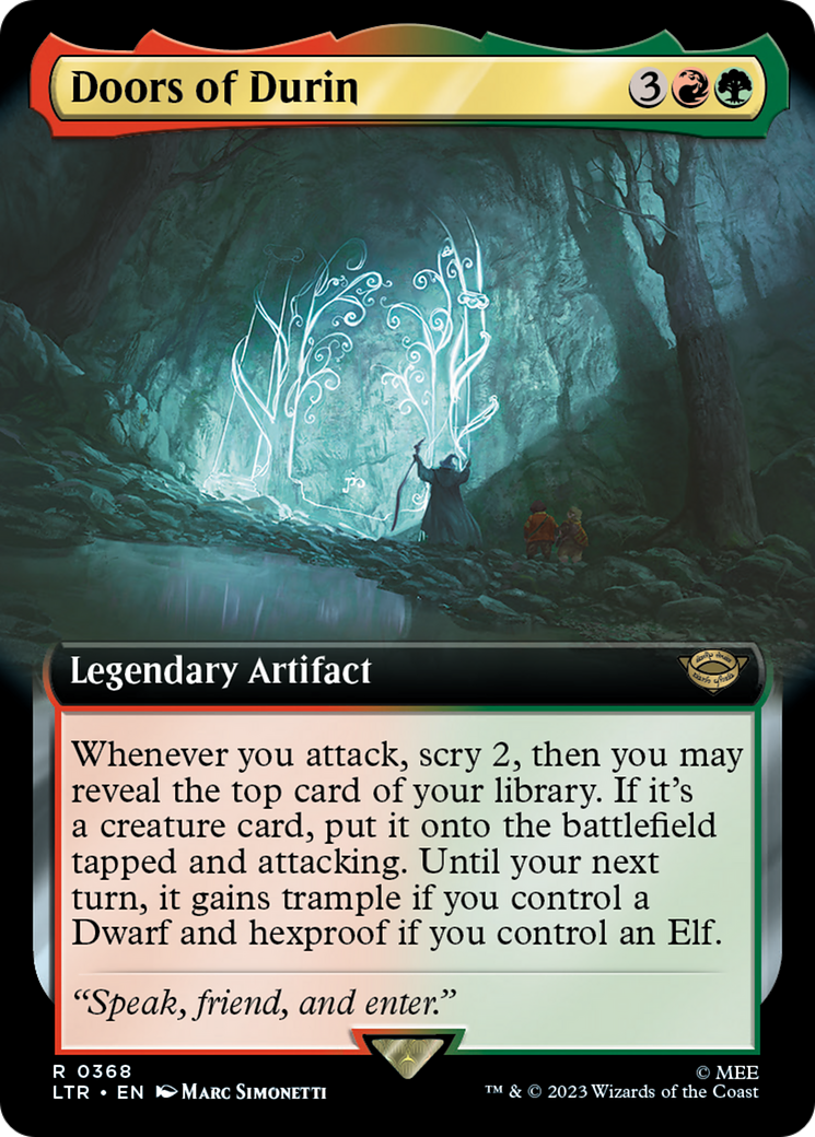 Doors of Durin (Extended Art) (368) [The Lord of the Rings: Tales of Middle-earth] - Deck Out Gaming