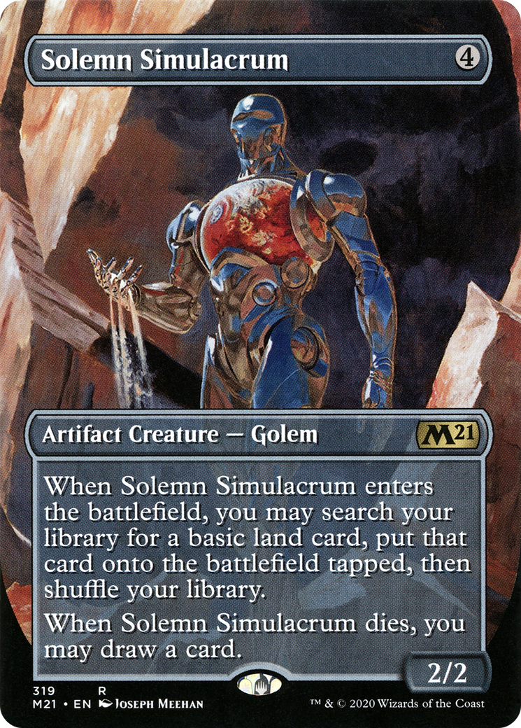 Solemn Simulacrum (Alternate Art) (319) [Core Set 2021] - Deck Out Gaming