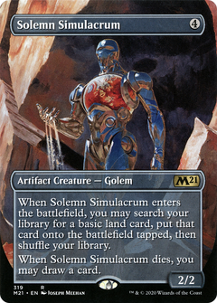Solemn Simulacrum (Alternate Art) (319) [Core Set 2021] - Deck Out Gaming