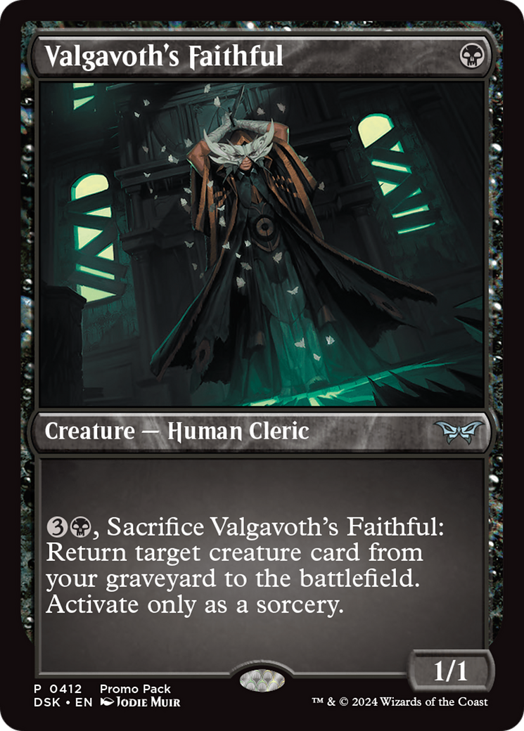 Valgavoth's Faithful (412) [Duskmourn: House of Horror] - Deck Out Gaming