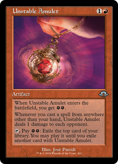 Unstable Amulet (Retro Frame) (421) [Modern Horizons 3] foil - Deck Out Gaming