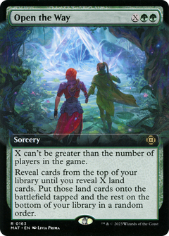 Open the Way (Extended Art) (163) [March of the Machine: The Aftermath] foil - Deck Out Gaming