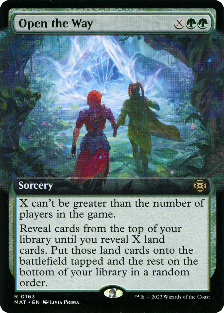 Open the Way (Extended Art) (163) [March of the Machine: The Aftermath] - Deck Out Gaming