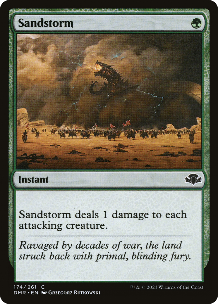 Sandstorm (174) [Dominaria Remastered] foil - Deck Out Gaming