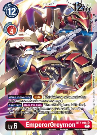 EmperorGreymon (BT7-016) [Next Adventure] Foil - Deck Out Gaming